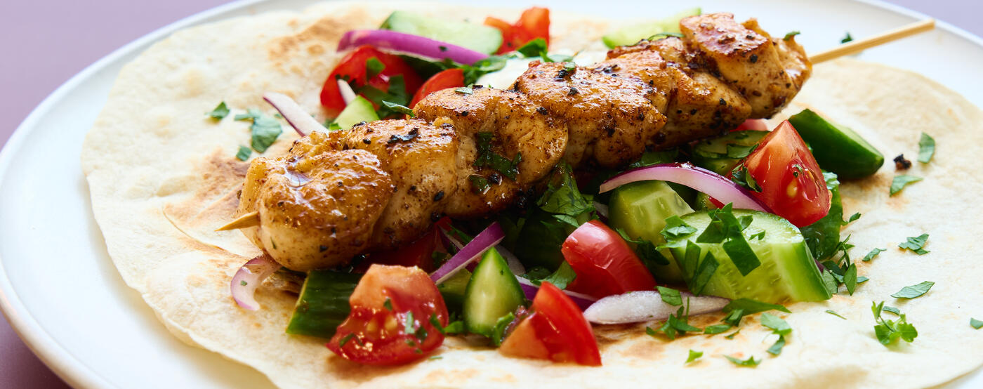 Moroccan Chicken Kabob Wrap Feed Good Rewards